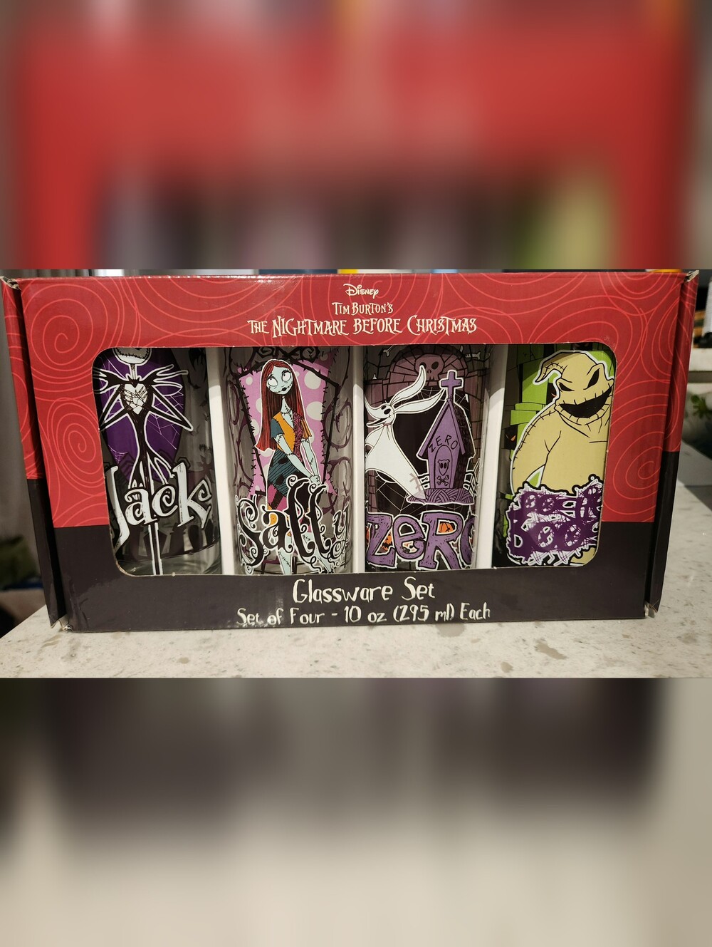 The Nightmare Before Christmas Glassware Set